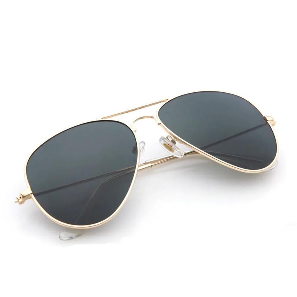 FOENIXSONG Mode Solglasögon för Kvinnor Män Vintage Pilot Gradient Spegelglas Retro Solglasögon Glasögon B06