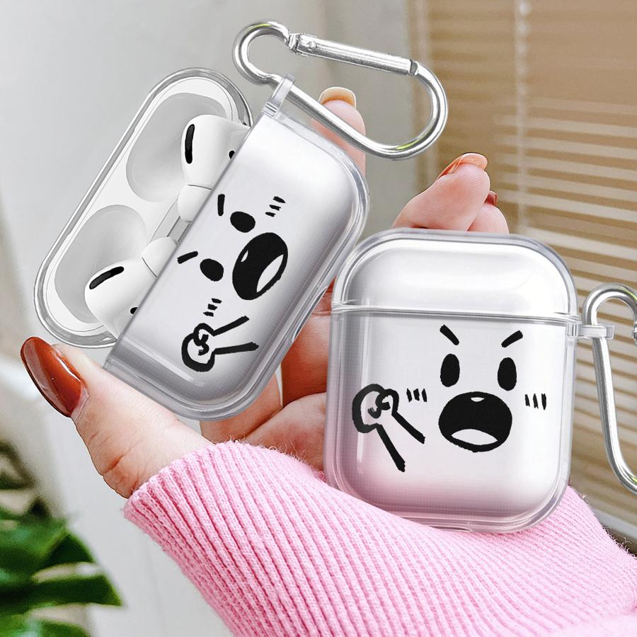 Interesting Animation Clear Earphone Cases Cover Case For Airpods 1 Pro2 Pro Pro3 2 4 3