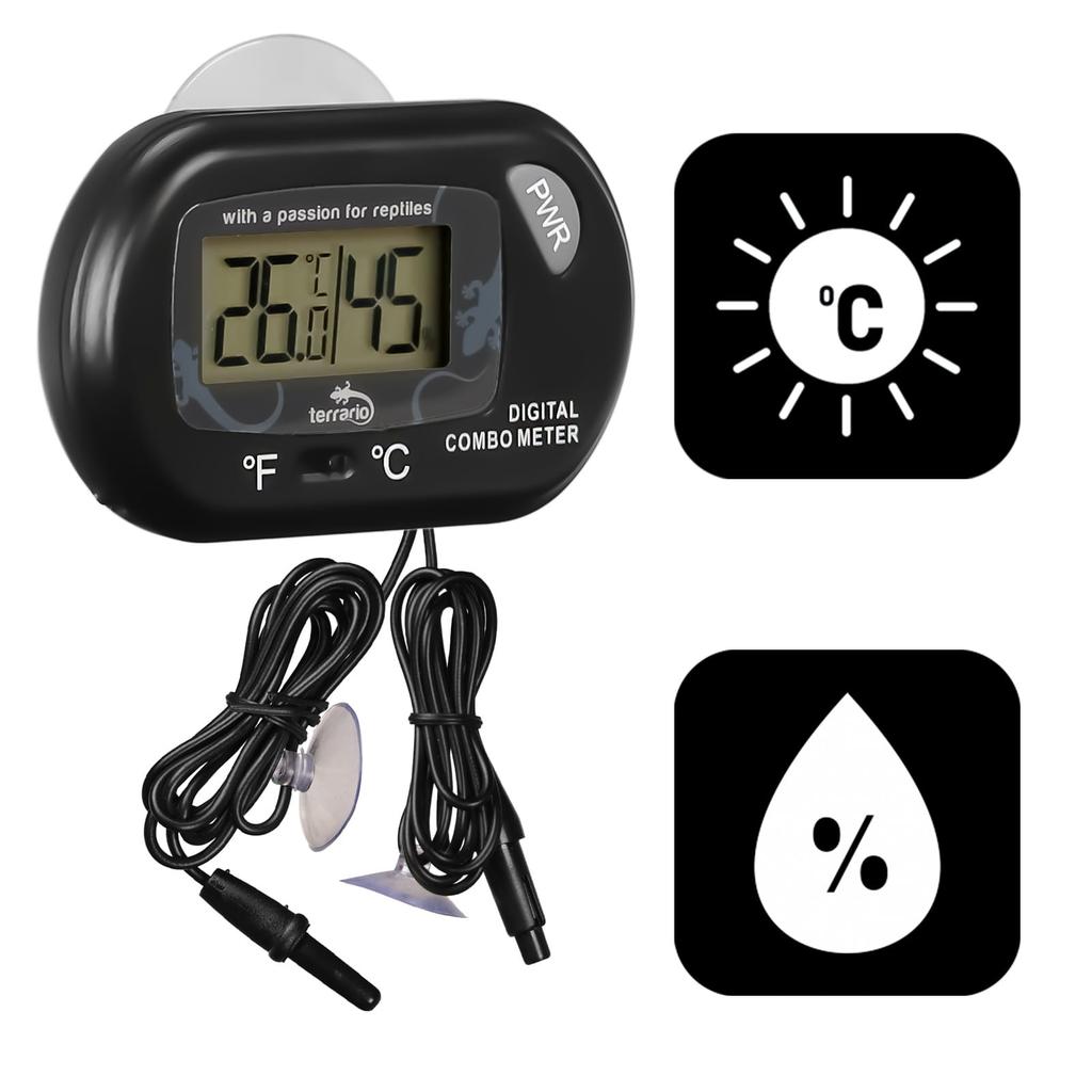 Terrario Rotom Digital Thermometer Hygrometer - thermometer and hygrometer