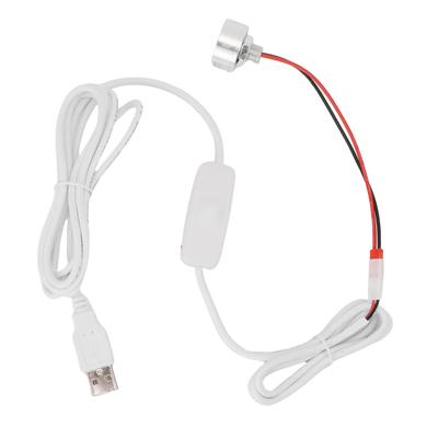 Kleiner LED-Strahler Stufenloses Dimmen 5V USB-betriebener Strahler für Vitrine Schmuckschrank