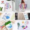 12"x10" Adhesive Vinyl Holographic Rainbow Leopard Mermaid Craft Film DIY Window Glass Decals Decor Signs Stickers For Cut
