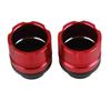 Front Fork Frame Slider CNC Aluminum Alloy Rustproof Stylish Universal Crash Protector for MotorcycleRed