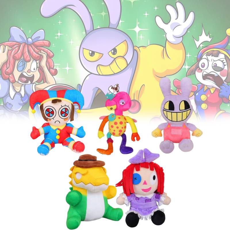 The Digital Amazing Circus Plush Toy Cute Cartoon Children Holiday Doll Gift