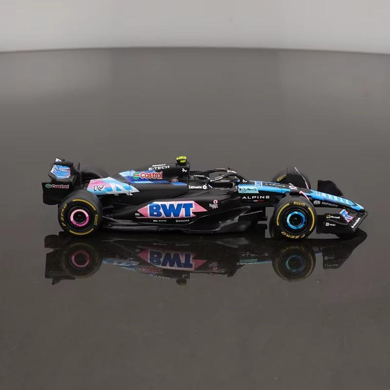 In Stock Bburago F1 Car Super Promotion 1:43 Bwt Alpine A524 Bahrain Japanese Assembly Alloy Micro Diecast Model Custom Toy Gift