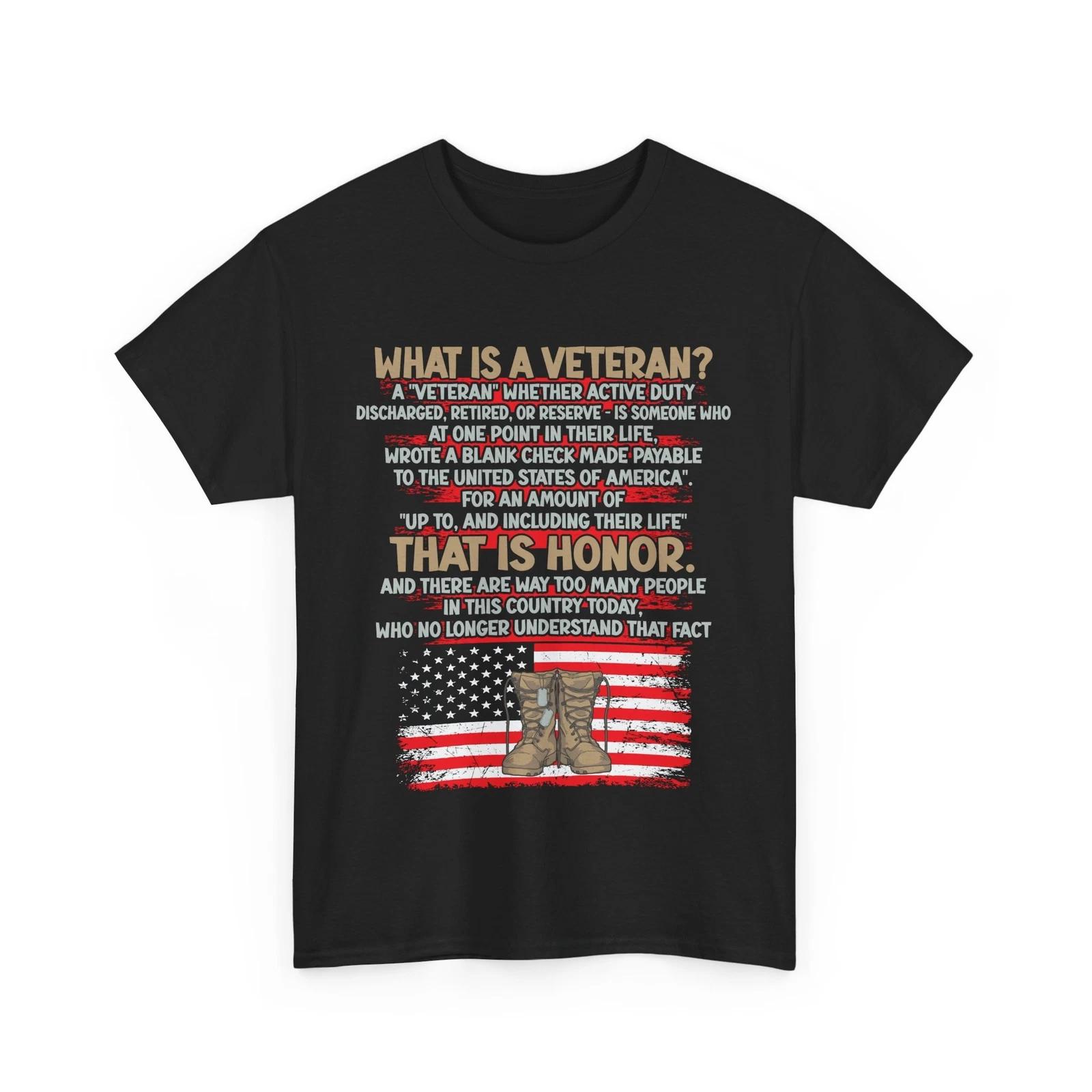 Veterans Shirt, What Is A Veteran? Veterans Day Military Men Dad Shirt 2XL