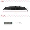 Car Auto Rear Bumper Lip Diffuser Spoiler for BMW X6 E71 35i SUV Base Bumper 2008-2013 Rear Racing Body Kits Carbon Fiber/FRP