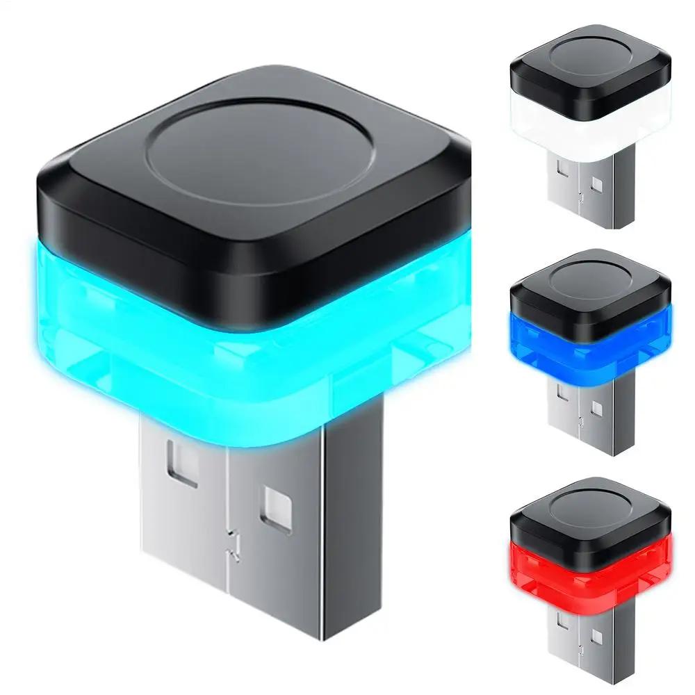 New Car USB Ambient Light Mini LED Decorative Atmosphere Lamps for Auto Interior Environment Light Auto Reading Lamp Plug Play