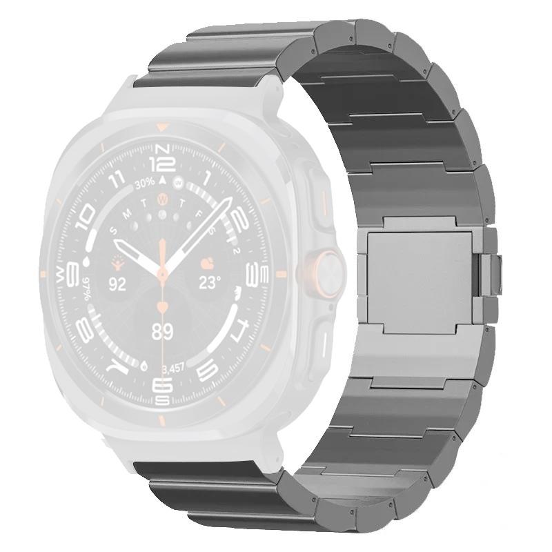 Replacement Strap for Samsung Galaxy Watch8 44mm/40mm/Watch8 Classic 46mm Titanium Alloy Watch Band with Magnetic Clasp