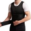 Men's Sweat-Wicking Vest: Intense Fitness Body Shaper with Double Waistband for Tummy Control and Summer Sweat Management
