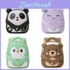Kids Backpack With Bear Print For Preschoolers Nylon Breathable Lightweight