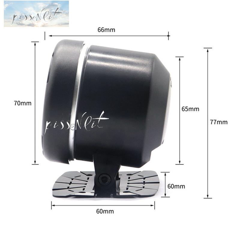 2019 New 12V Car Racing for 64-color Backlight Adjustable 10Bar Pressure Gauge with Mechanical Pressure Sensor (NPT1/8")