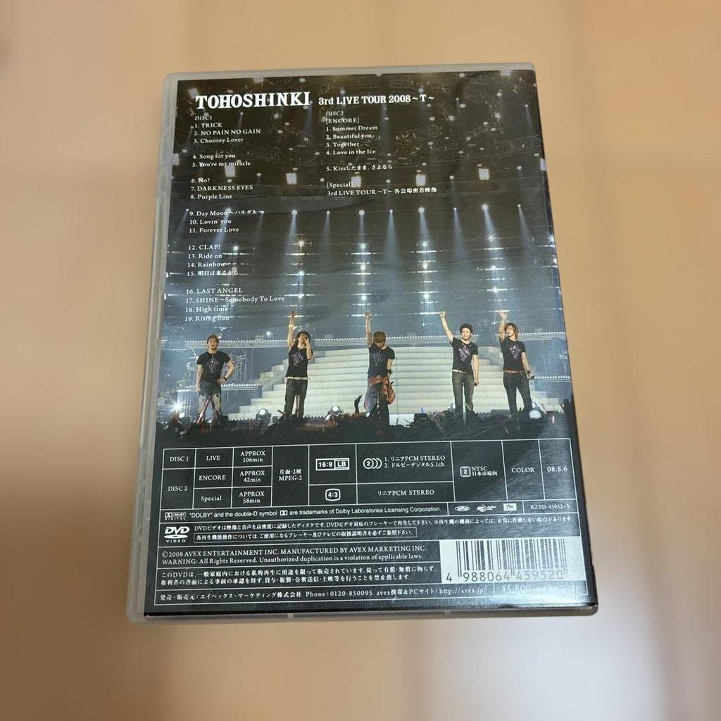 [USED] TVXQ 3rd LIVE TOUR 2008 DVD