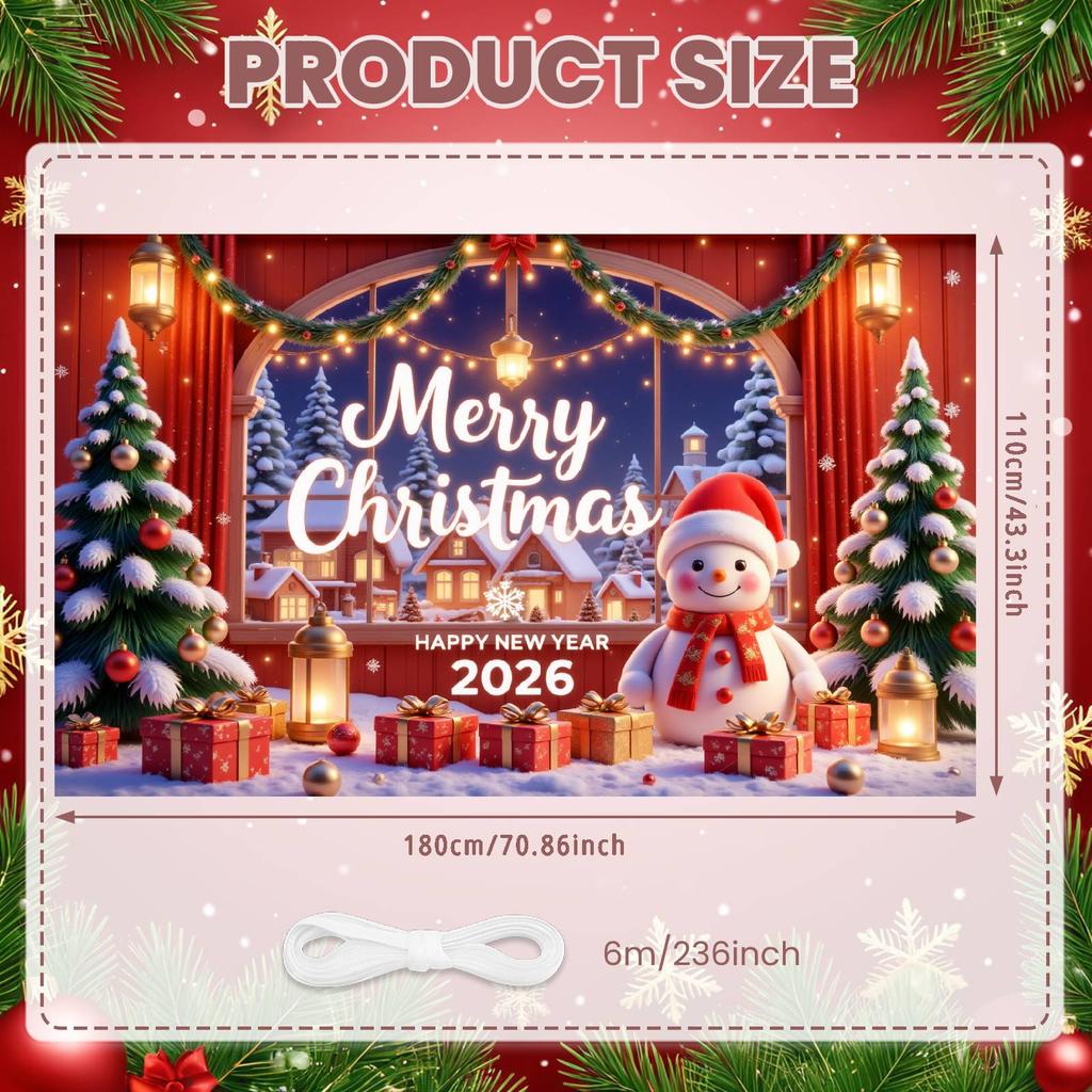 New Year Display Snowman Figure Yuletide Display Winter Holiday Background Festive Lights Happy New Year Display For Indoor New
