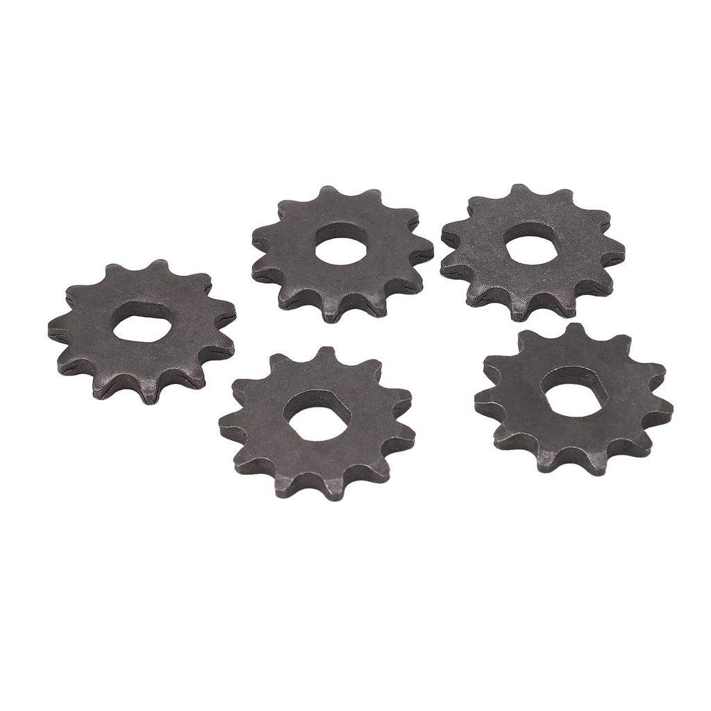 5 PCS T8F 11T Front Sprocket Steel Sturdy Electric Scooter 11T Sprocket for 43cc 47cc 49cc Mini Scooter