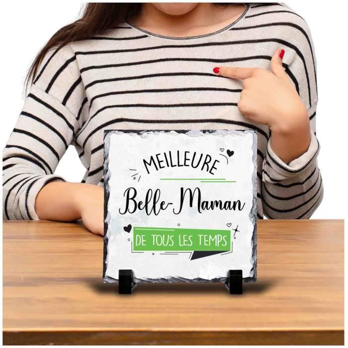 Cadre Meilleure Belle-Maman de tous les temps | Idée Bureau Cadeau Travail Départ Retraite Collègue Anniversaire Noël