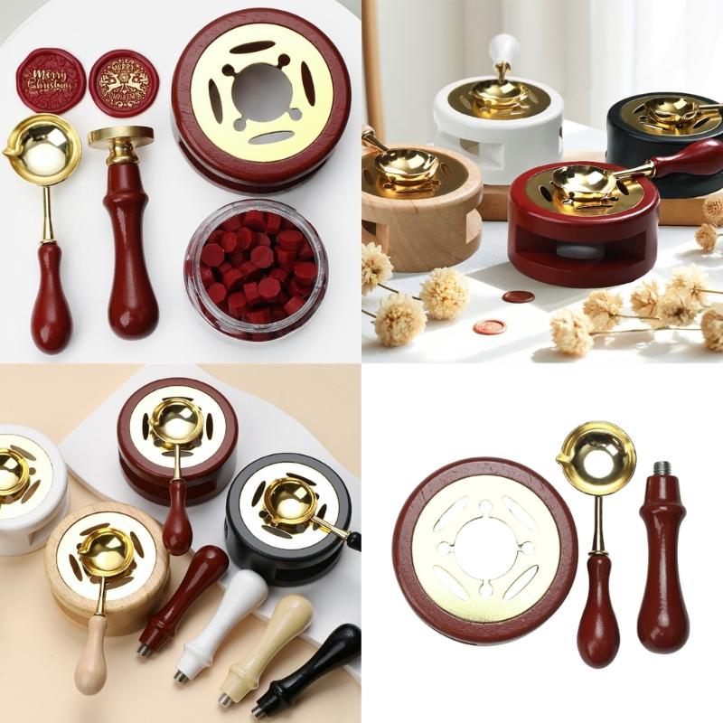 Easy to Use Sealing Wax Craft Set for Experts Wood Tool Included Smooth Operations