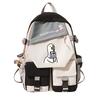 Goose Personalized Printing Korean Version Of Student Schoolbag Campus Color Matching Versatile Casual Backpack Trend