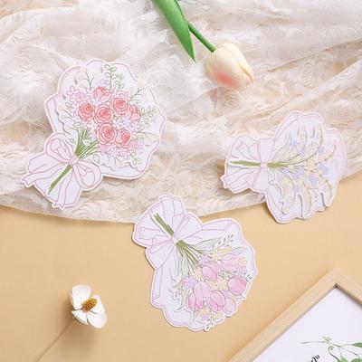Mini Size Flower Business Cards DIY Bless Card Ins Thank You Card  Birthday Gift