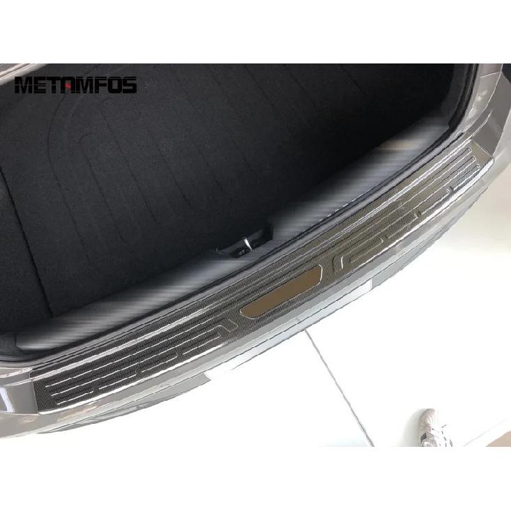 Car Accessories For Hyundai Sonata Exterior Rear Trunk Bumper Foot Plate Tail Door Sill Scuff Guard Plate