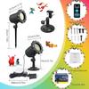 Waterproof Firefly Laser Projector Lights Outdoor,12 Effect Moving RGB Lights Show Laser Projection with RF Remote and Timer for Wedding Halloween