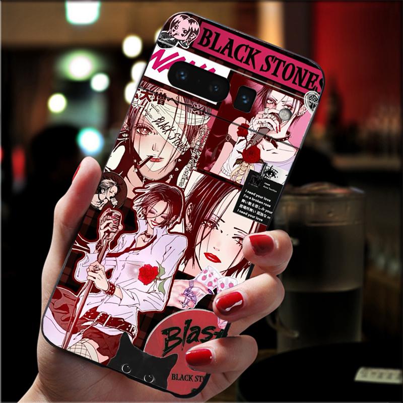 For Google Pixel 10 9 Pro XL Silicone Phone Soft Case For Google Pixel 9A 8A 7A 6A 5 Cover Shell Nana Osaki Anime