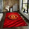 Manchester United Red carpet Non-slip rug suitable for living room and bedroom sofas