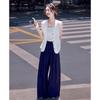 Women's Linen Blend V-Neck Vest