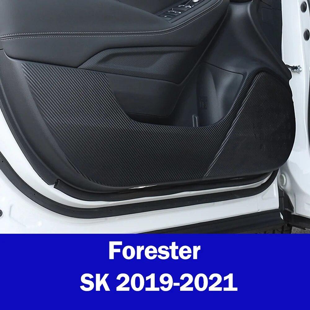 Car Inner Door Panel Protection Anti Kick Film Stickers Car Interior Accessories For Subaru Forester Outback Legacy XV Crosstrek