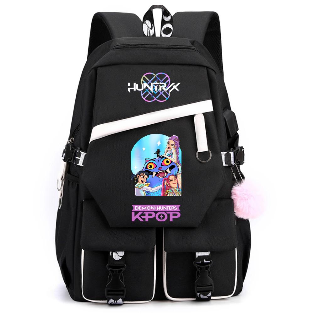 Anime Printed Large Capacity Backpack for Teenger Student Girl Boy Schoolbag Bookbag Women Waterproof Travel Bag Gift