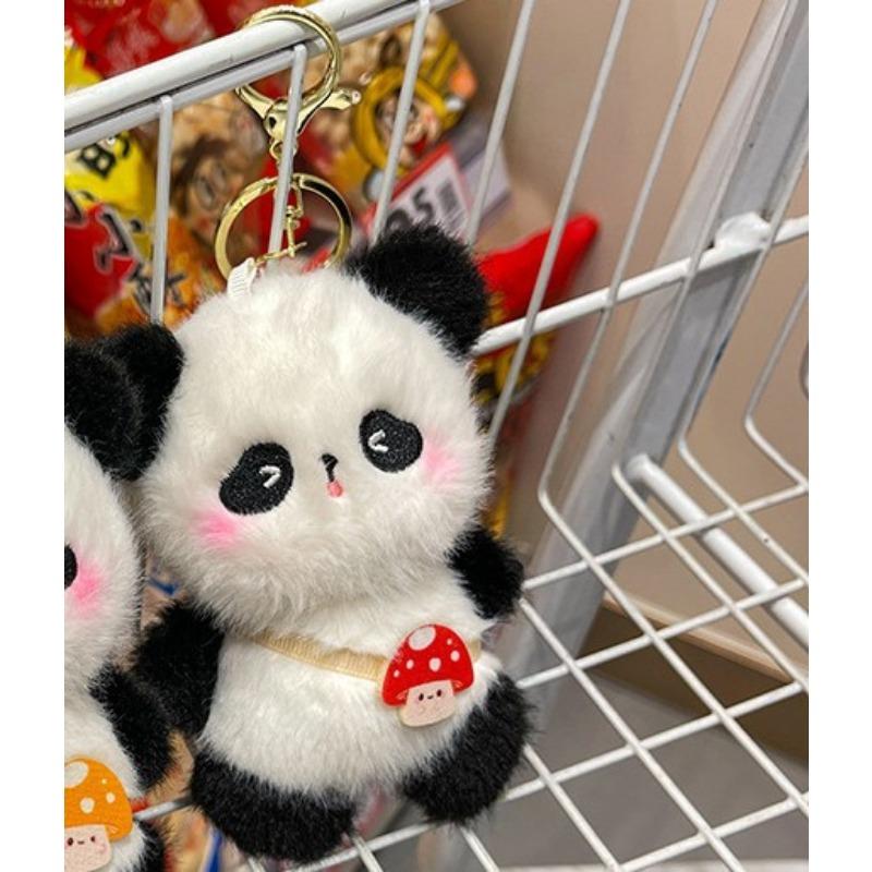 Cartoon 4-inch Pendant Keychain Atmosphere Doll Cute Rabbit Backpack Accessories Grab Machine Doll Boutique