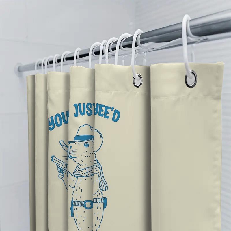 Western Cowhide Shower Curtain Farmhouse Rustic Country Bathroom Decor Set Vintage Cowboy Theme Shower Curtain Liner