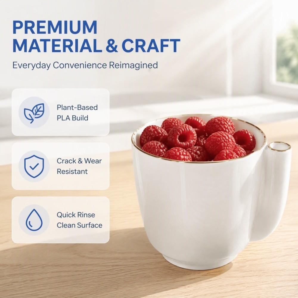 Portable Fruit Washing Container Drain Holes Colander Bowl Fruit Rinse Tool  Kitchen Counter