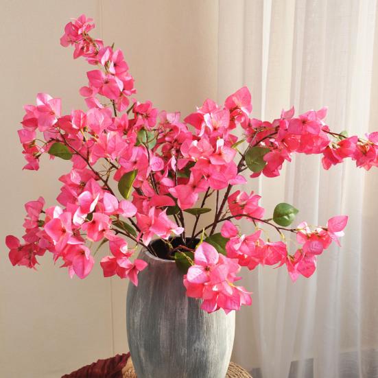 Yousheng Artificial Plum Blossom Realistic Faux Branches Decoration Reusable Fake Flowers for Home Living Room Bedroom Wedding Party