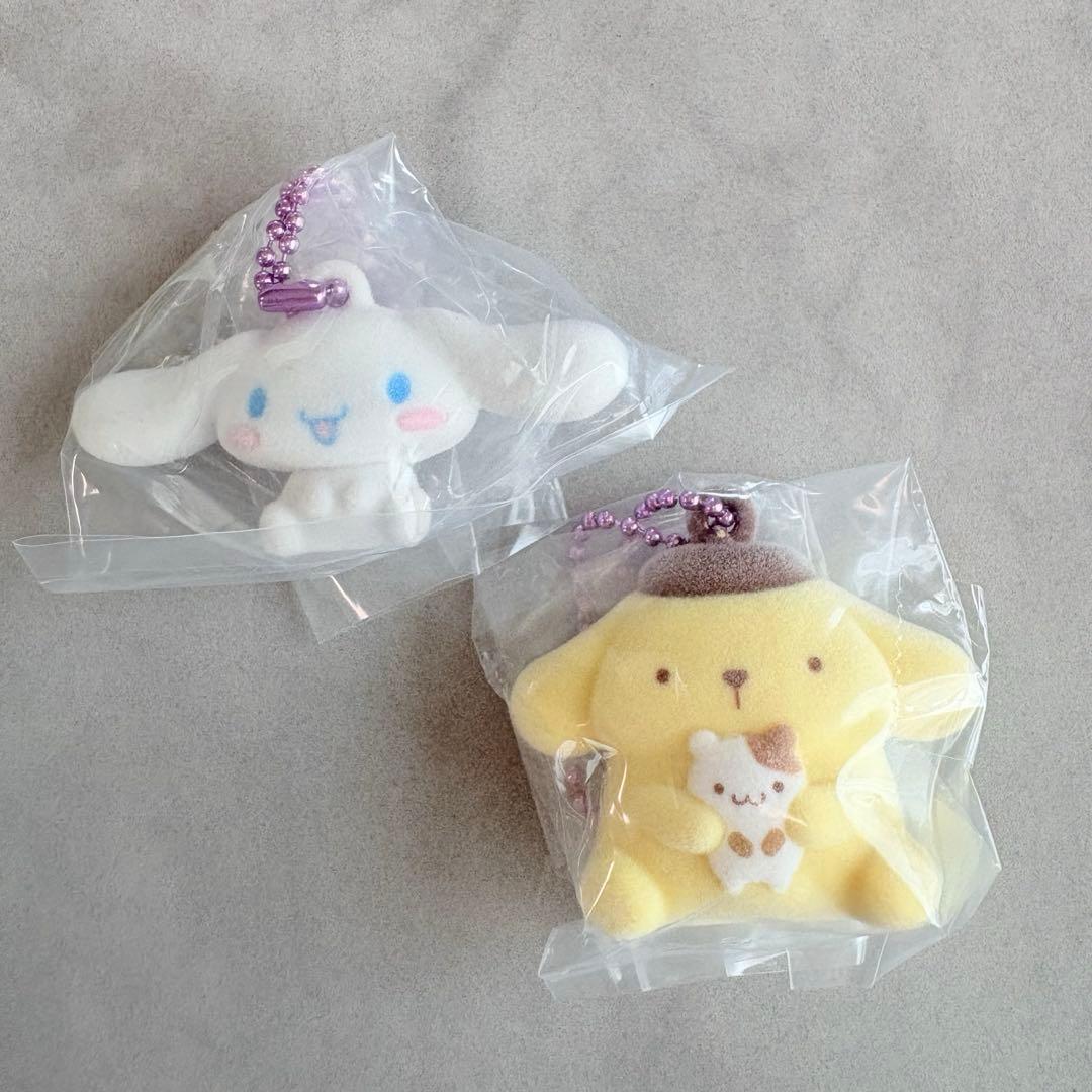 Sanrio fluffy flocky mascot Pompompurin Cinnamoroll