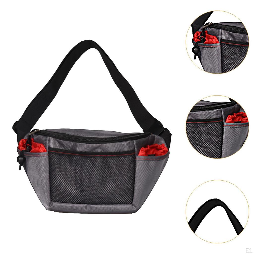 Dog Treat Pouch Pet Training Bag Zipper with Waist Belt Clip Container Fanny Pack Adjustable for