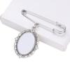 Wedding Bouquet Glamour Bridal Bouquet Photo Glamour Lace Oval Bridal Pendant Heat Transfer Photo Ornament Party Decor