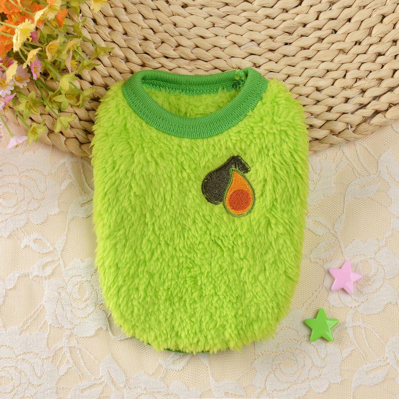 Fleece Pet Vest Small Puppy Cats Clothing Warm Lightweight Wear Cartoon Dog Clothes Chest Size Adjustable Comfort Fit