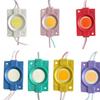 10PCS 12V Multicolour Led Modules COB Light Backlight Shop Banner Waterproof IP65 Christmas Decorations White Warm Blue Yellow