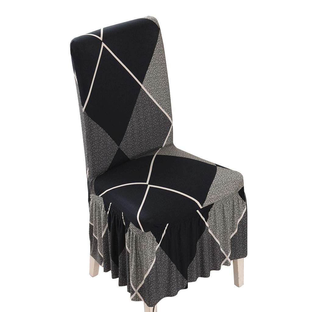 Stretch Spandex Esszimmerstuhlbezüge Schützer Super Passform Bankettstuhl Sitz Überwürfe für el und Hochzeitszeremonie Stuhlrock