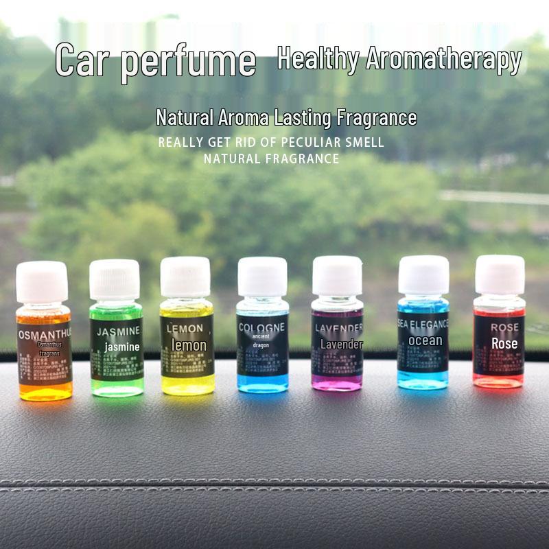 Car Interior Aromatherapy: Essential Oil Refill & Perfume Holder - 10ml