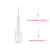 2 Dental Teeth Whitening Flosser Portable Oral Irrigator tooth Cleaner vibration Water Thread