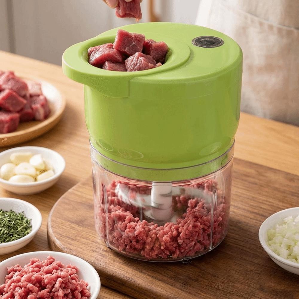 Detachable Food Processor Rechargeable Handheld Garlic Crusher Vegetable Grinder  Camping