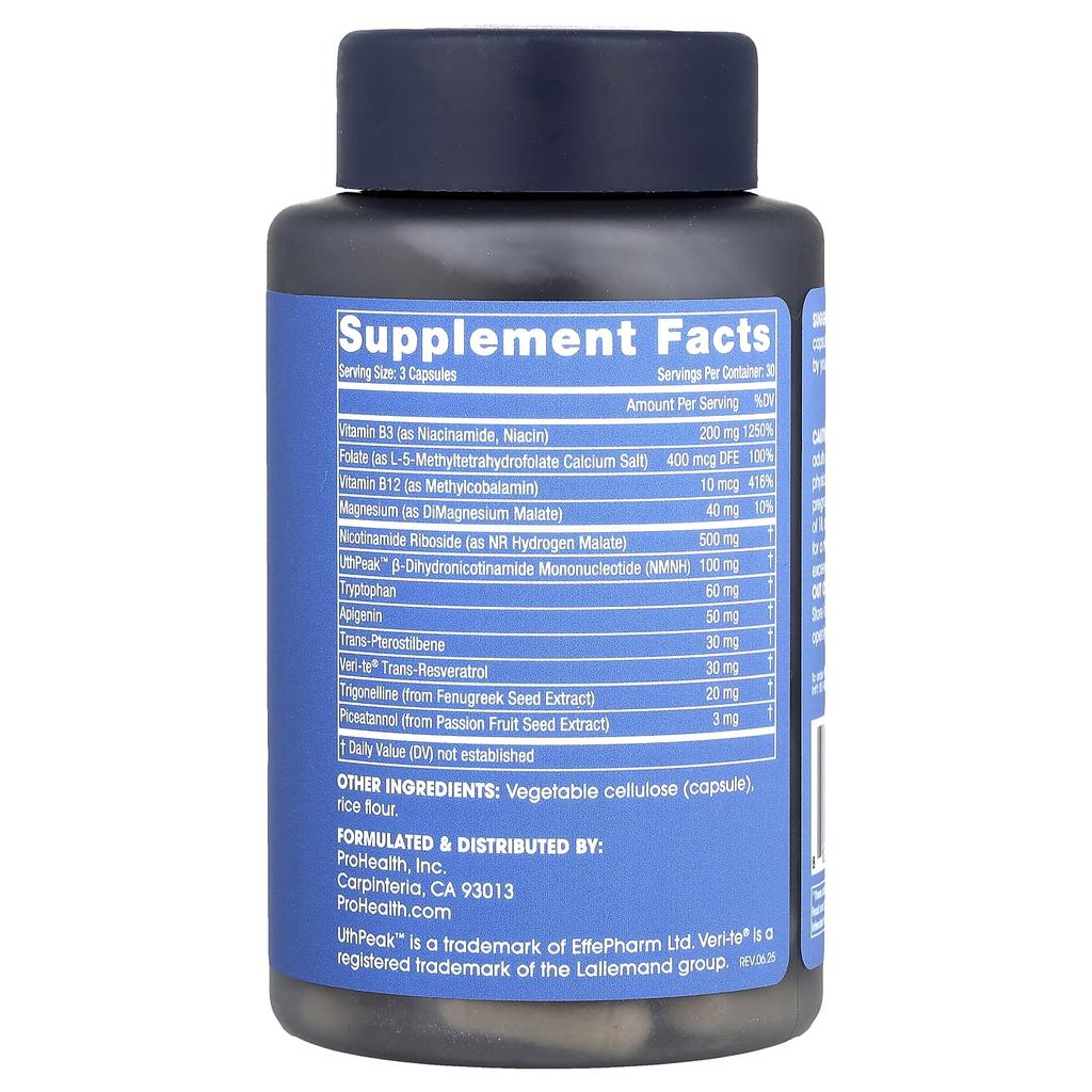 ProHealth Longevity NAD Triple Boost™, 90 Capsules