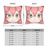 Hot Girl Kawaii Sakura Miko Pillow Case Soft Pillow Cover Fashion Cushion Cover For Sofa Couch Bed Living Room
