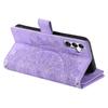 Style 006 For Samsung Galaxy S24 FE Phone Stand Case Mandala Flower Pattern PU Leather Zipper Wallet Phone Cover