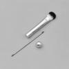 5pcs/set Makeup Brushes Metal Handle Beaded Makeup Brush with Soft Bristles for Makeup DIY Brush Eye Makeup Accessories