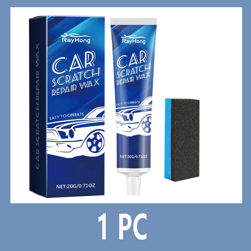 

Car Scratch Remover Wax Scratch Car Polish Repair Car Wax Multi-Purpose Paint Scratch Remover Cleaning With Sponge 1PC