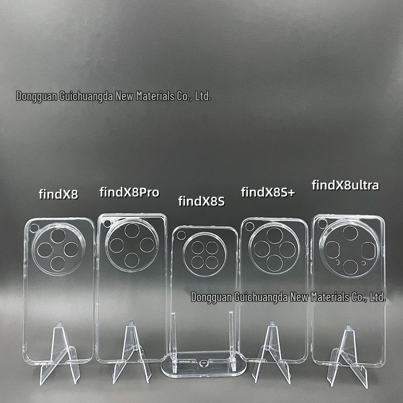 Przezroczyste etui ochronne z twardego PC na telefon OPPO Find X9/X9 Pro