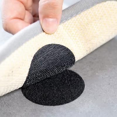 5/30 pares de adhesivos fuertes de nailon con ganchos y puntos para sábanas, sofás, alfombras, alfombrillas antideslizantes de 60 mm