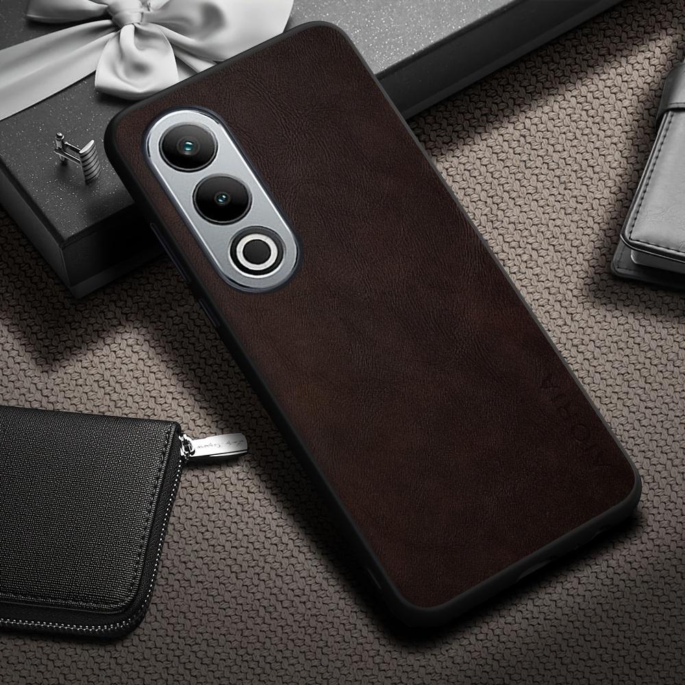 Phone Case - Luxury Retro Faux Leather Phone Case for Oneplus Nord CE CE5 CE4 CE3 CE2 Lite 5G N30 Matte Soft Bumper Hard Back Cover  Case